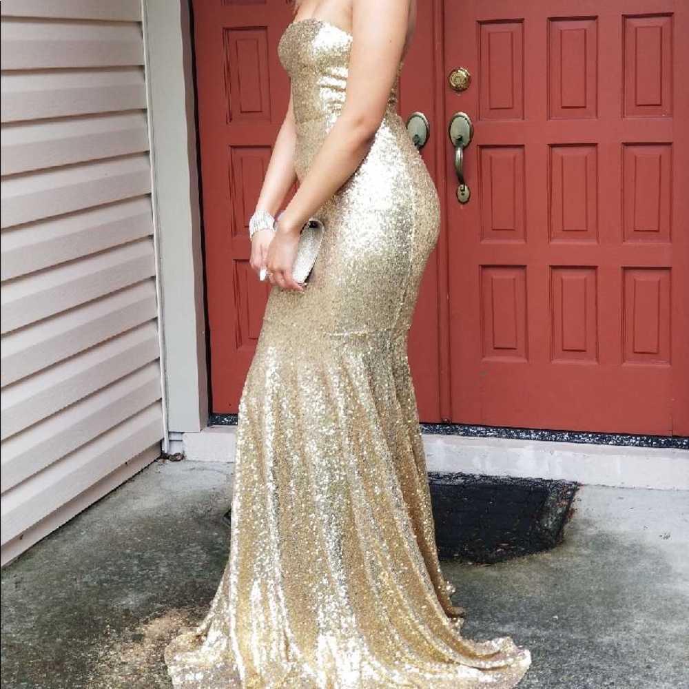 Alamour The Label Sequin Long Formal Dress - Picture 2 of 8